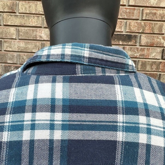 Wrangler Men's Jacket Med Shirt Heavyweight Sherpa Lined Long Sleeve Button Up - Picture 7 of 8